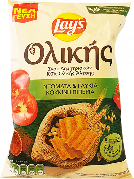 Lays Ολικής Άλεσης Ντομάτα & Γλυκιά Κόκκινη Πιπεριά 95g
