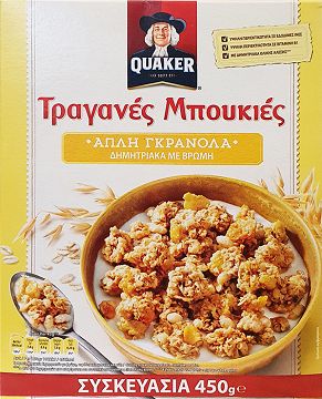 Quaker Crunchy Clusters 450g