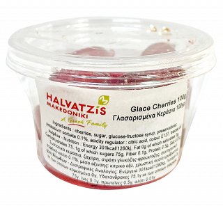 Halvatzis Glace Cherries 100g
