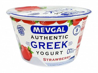 Mevgal Authentic Yoghurt Strawberry Gluten Free 150g