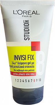 Loreal Invisi Fix Gel 8 Extra Strong Hold 150ml