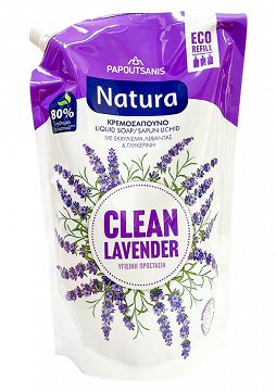 Papoutsanis Natura Clean Lavender Liquid Soap Refill 750ml