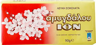 Ion White Chocolate With Almonds 90g