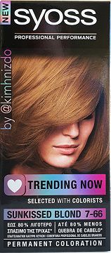 Syoss Βαφή Μαλλιών Sunkissed Blond 7.66 115ml