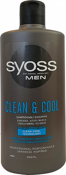 Syoss Men Σαμπουάν Clean & Cool Για Κανονικά Προς Λιπαρά Μαλλιά 440ml