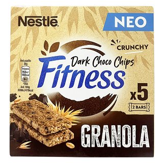 Nestle Fitness Granola Crunchy Bars Dark Choco Cpis 5Τεμ