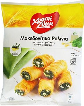 Χρυσή Ζύμη Μακεδονικά Ρολίνια Με Σπανάκι & Τυρί 800g