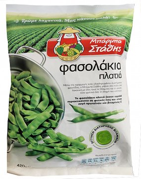Μπάρμπα Στάθης Φασολάκια Πλατιά 420g