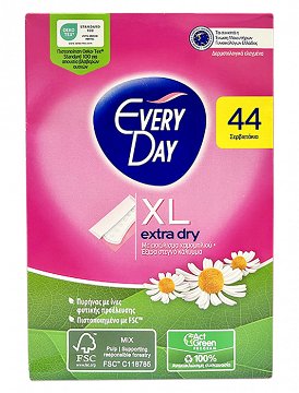 Every Day Xl Extra Dry Σερβιετάκια 44Τεμ