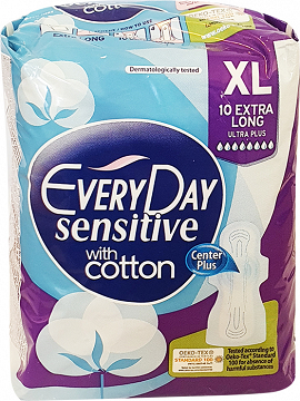 Every Day Sensitive Extra Long Ultra Plus 10Τεμ