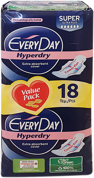 Every Day Hyperdry Super Ultra Plus 18Τεμ