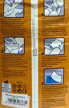 Sani Sensitive Adult Open Briefs No 4 Extra Large 10Pcs