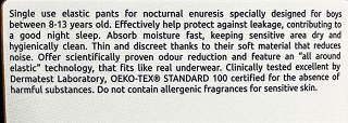 Safe Nights Single Use Elastic Pants For 8-13 Years 14Pcs