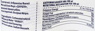 Σουρωτή Ανθρακούχο Νερό Άρωμα Ρόδου 6X250ml