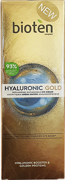 Bioten Hyaluronic Gold Αντιρυτιδική Κρέμα Ματιών 15ml