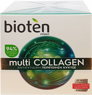 Bioten Multi Collagen Αντιρυτιδική Περιποίηση Νυκτός 50ml