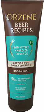 Orzene Beer Recipes Bio Beer Malt & Morocco Argan Oil Conditioner For Worm Hair 250ml