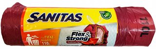 Sanitas Σακούλες Απορριμμάτων Flex & Strong Apple Cinnamon 110L 81X85cm 10Τεμ
