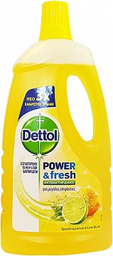 Dettol Power & Fresh Antibacterial Liquid Lemon & Lime 1L