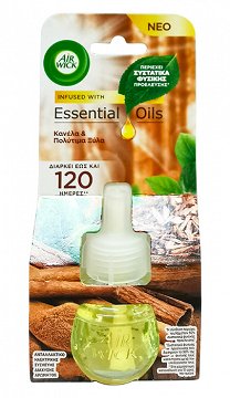Airwick Essential Oils Cinnamon & Precius Woods Refil For Electric Divice 19ml