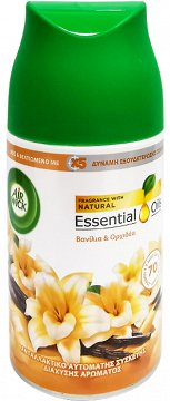Airwick Freshmatic Essential Oils Βανίλια Ορχιδέα Ανταλλακτικό 250ml