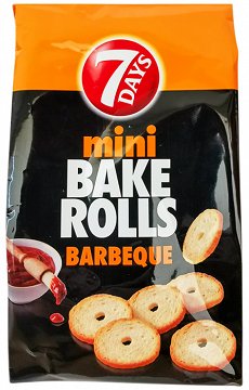 7Days Bake Rolls Barbeque 80g