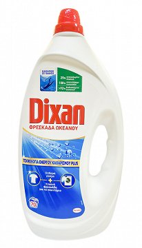 Dixan Φρεσκάδα Ωκεανού Gel 70 Πλύσεις 3,150L