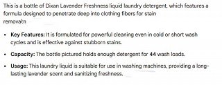 Dixan Deep Clean Lavender Freshness Power Gel 44 Washes 1,98L