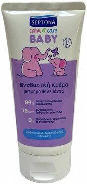 Septona Baby Calm n Care Ενυδατική Κρέμα Βάλσαμο & Λεβάντα 150ml