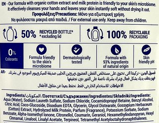 Septona Dermasoft Cotton And Milk Protein Κρεμοσάπουνο 750ml