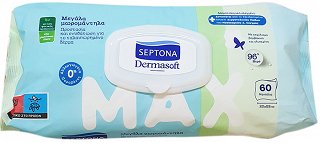 Septona Dermasoft Max Large Wipes 60Pcs