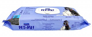 Septona Pet Me Υγρά Μαντηλάκια Για Κατοικίδια Χωρίς Άρωμα 60Τεμ