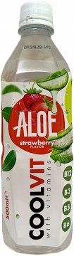 Coolvit Aloe Stawberry Flavor Vitamin Water 500ml