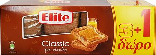 Elite Wheat And Rye Rusks 360g 3+1 Free