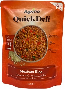Agrino Quick Deli Μεξικάνικο Ρύζι Χωρίς Γλουτενη 250g