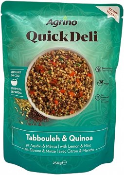 Agrino Quick Deli Πλιγούρι & Κινόα Με Λεμόνι & Μέντα 250g
