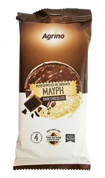 Agrino Ρυζογκοφρέτες Με Μαύρη Σοκολάτα Χωρίς Γλουτένη 60g