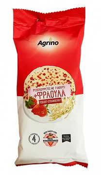 Agrino Ρυζογκοφρέτες Με Γιαούρτι & Φράουλα Χωρίς Γλουτένη 64g