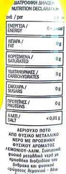 Zagori Sparkling Water Lemon 6x330ml