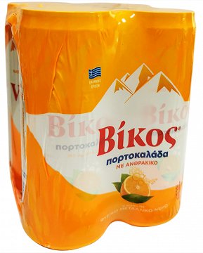 Vikos Orangeade 4X330ml