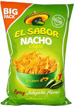 El Sabor Nacho Chips Cheese Flavor 180g