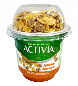 Danone Activia Με Νιφάδες Δημητριακών 188g