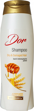 Dor Shampoo Honey & Wheat For Dry & Damaged Hair 400ml