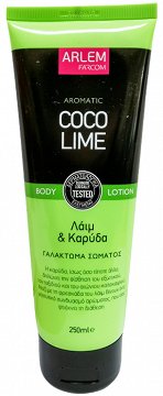 Arlem Farcom Aromatic Λάιμ & Καρύδα Γαλάκτωμα Σώματος 250ml