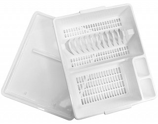 Cyclops Plastic Small Dish Rack With Tray