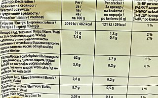 Elite Crackers Mediterranean With Potato & Thyme 105g