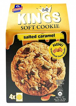 Allatini Kings Soft Cookie Salted Caramel 160g