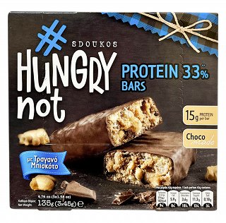 Sdoukos Hungry Not Protein Bar Με Τραγανό Μπισκότο 3x45g