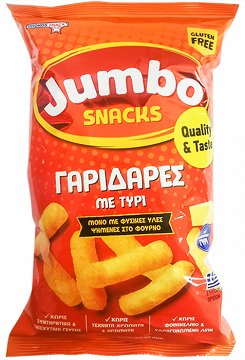Jumbo Snacks Cheese Puffs Baked In The Oven Gluten Free 85g