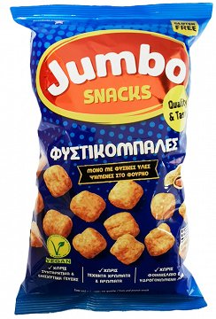 Jumbo Snacks Φυστικομπάλες Ψημένες Στο Φούρνο Χωρίς Γλουτένη 102g